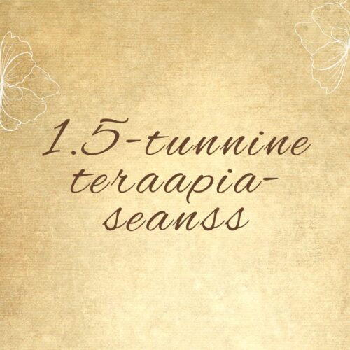 1.5-tunnine teraapiaseanss